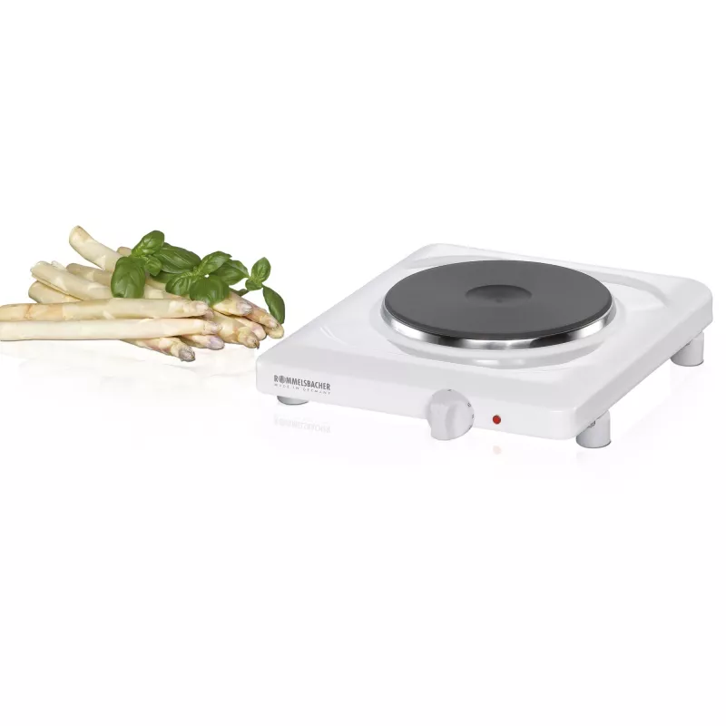Rommelsbacher THL 1597 numero di fuochi 1, manopola, bianco (THL 1597)