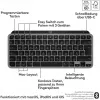 Tastiera Logitech MX Keys Mini per Mac QWERTZ tedesco nero grigio