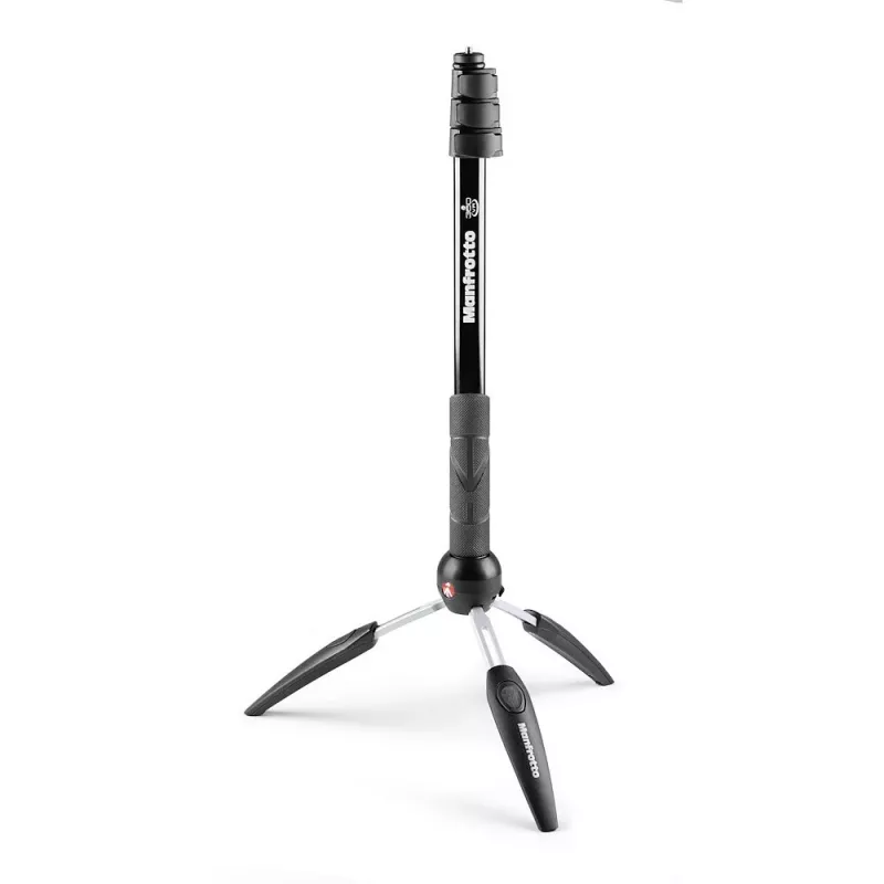 Treppiede Manfrotto Pixi Evo per fotocamere digitali/cinema 3 gambe nero
