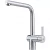 Rubinetto Atlas Neo bocca orientabile laterale HP versione acciaio inox