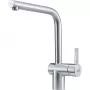 Rubinetto Atlas Neo bocca orientabile laterale HP versione acciaio inox