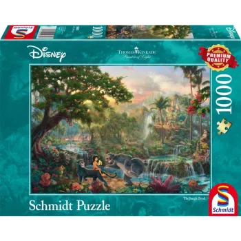 Puzzle Schmidt Spiele 4059473 — 1000 pezzi, cartoni animati Il libro della giungla, larghezza 693 mm