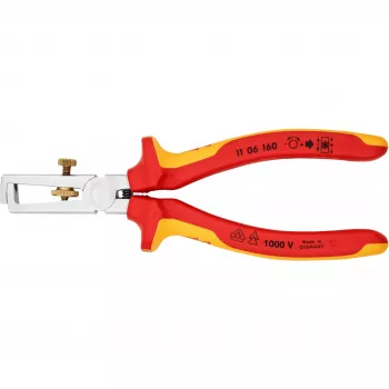 Knipex 11 06 160 Spellacavi arancione, rosso