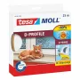 Tesa nastro sigillante in gomma profilo D H0538900 per fessure 3–7 mm, 0,009 x 25 m