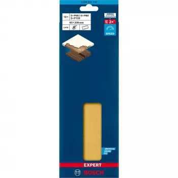 Foglio abrasivo Bosch EXPERT 2608901112 93x230 mm – set da 10 pezzi