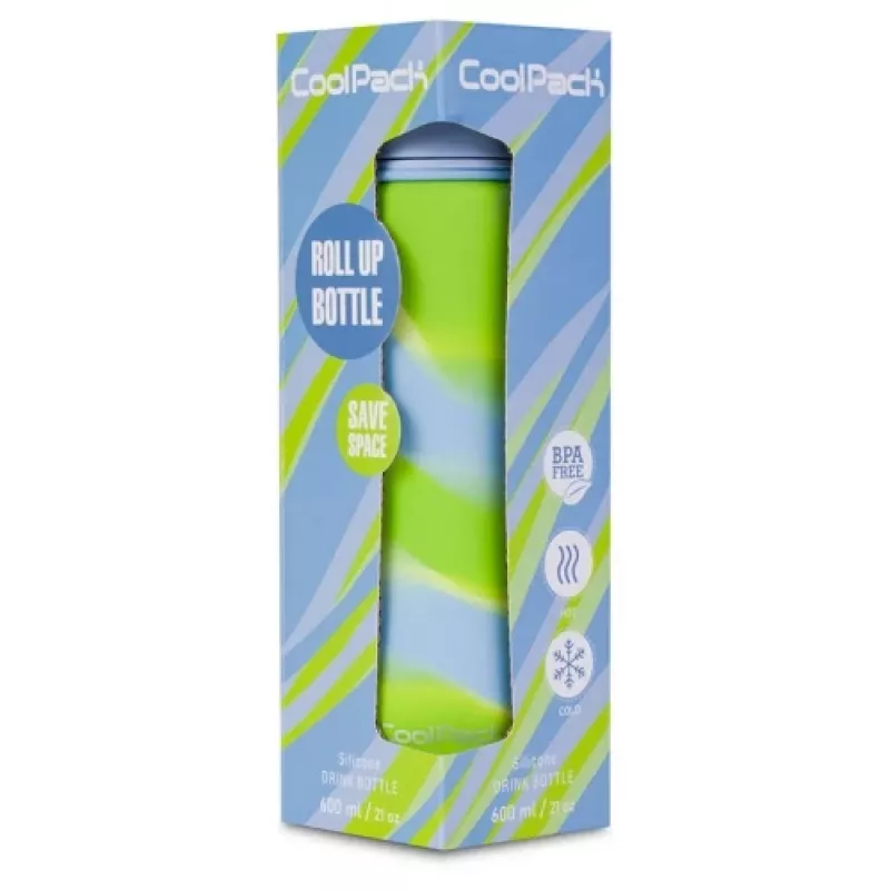 Borraccia cool pack in silicone Z14770 600 ml bambina blu
