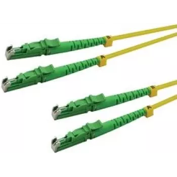 Logilink - Cavo patch - LSH/APC Singlemode (M) su LC/APC Singlemode (M) - 10 m - Fibra ottica - 9/125 µm - OS2 - senza alogeni - giallo (FP0EL10)