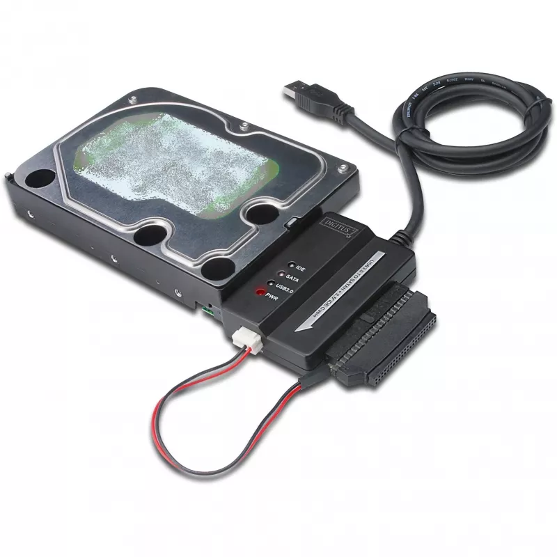 DIGITUS DA-70325 - Controller di memoria - 6,4 cm, 8,9 cm (2.5, 3.5) - ATA / SATA 3Gb/s - 300MBps - USB3.0 (DA-70325)