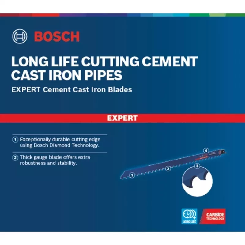 Bosch S 1750 RD lama per seghetto a sciabola diamante 1 pz.