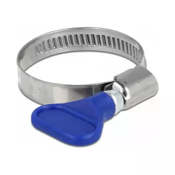 Fascetta a farfalla DeLOCK 400 SS 25 - 40 mm 5 pz. blu