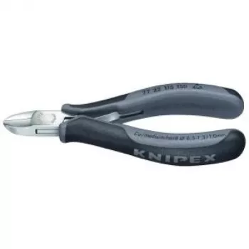 Tronchese per elettronica Knipex lunghezza 115 mm forma 2 smussata senza lucidatura a specchio.