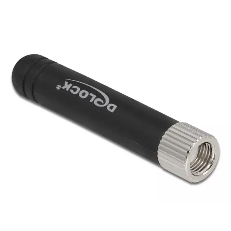 Antenna WLAN 802.11 b/g/n Delock connettore maschio RP-SMA 1,7 - 3,7 dBi nero