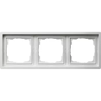 GIRA Placca 3 moduli per interruttori (da parete) bianco 0213112 (0213112)
