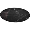 Tappetino protettivo da pavimento per sedie Arozzi Zona Round Floor Pad – nero Marble, tappetino protettivo rotondo per pavimenti duri e moquette