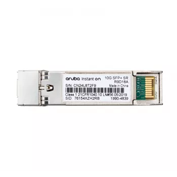 HPE Networking Instant on 10G SFP+ LC SR Ricetrasmettitore per connessioni fino a 300 metri (R9D18A)