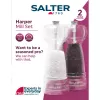 Set macina sale e pepe Salter BW12949EU7, corpo trasparente, macinatura manuale