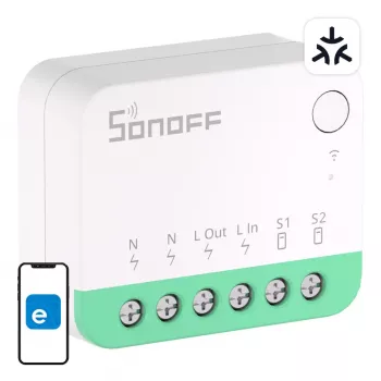 Sonoff MINIR4M Matter interruttore mini smart WLAN (HomeKit, SmartThings, Home Assistant).