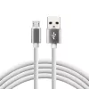 Cavo everActive USB 1m - bianco, silicone, ricarica rapida, 2,4A - CBS-1MW