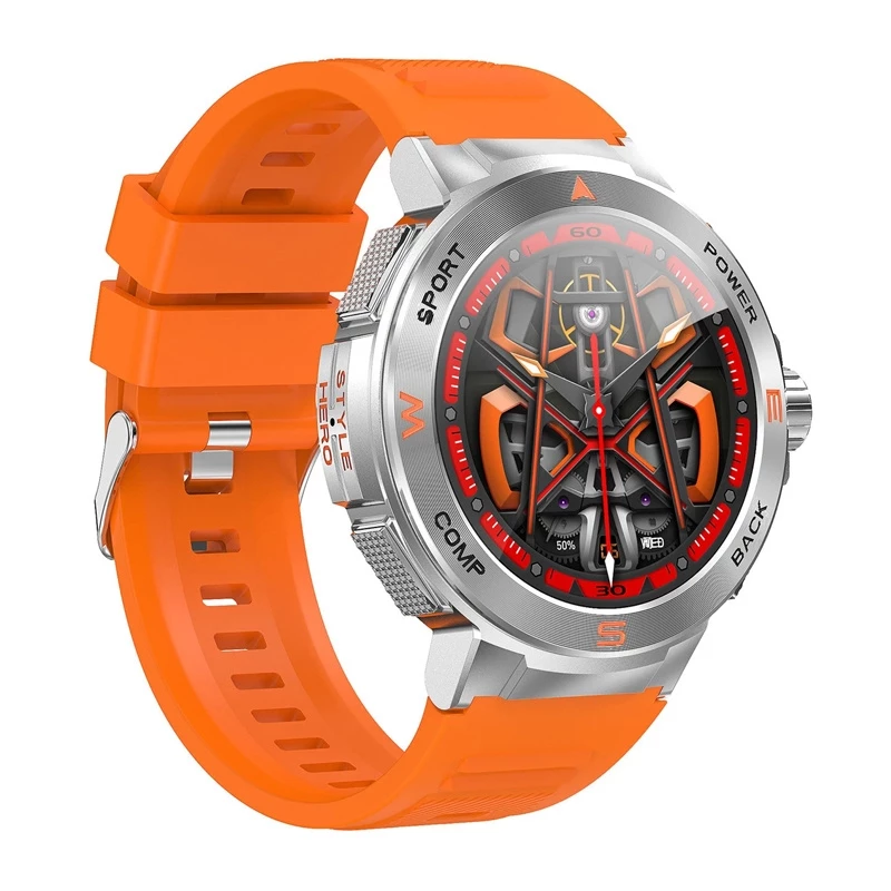 Smartwatch BlitzWolf BW-AT5 arancione con Bluetooth e cardiofrequenzimetro