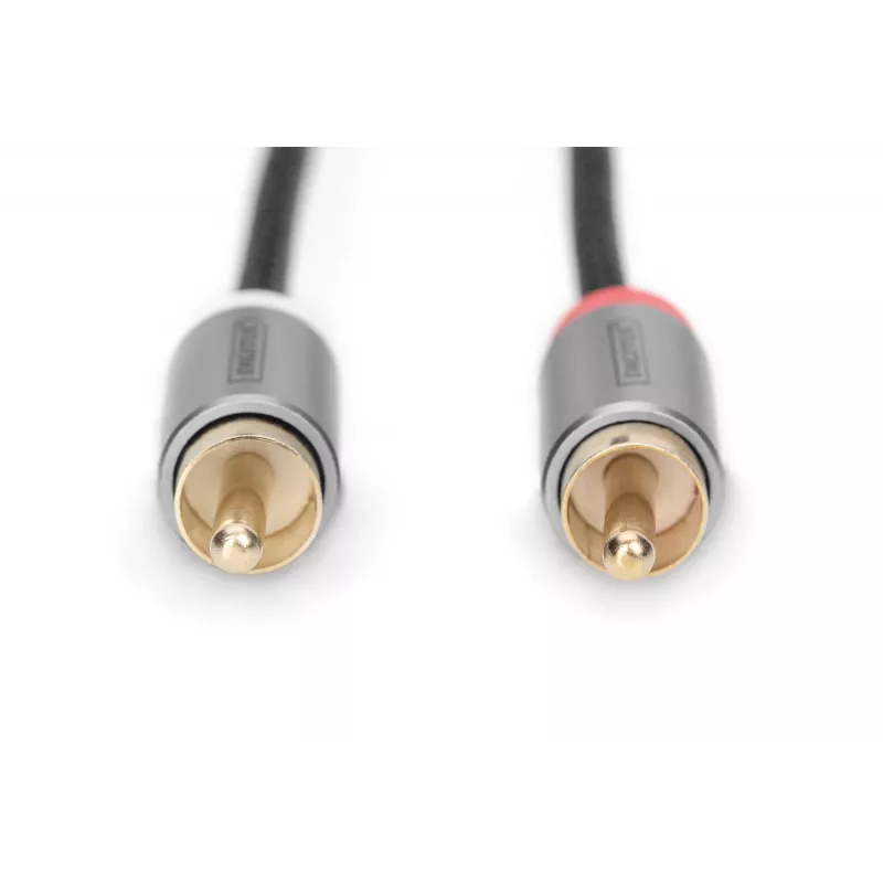Digitus | Stereo 3,5 mm a 2RCA splitter a Y, M a M | DB-510330-018-S | 3,5 mm stereo | 2x connettore RCA maschio