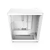 Case PC NZXT H7 Flow RGB Midi Tower bianco — vetro temperato, EATX, anteriore 3×120mm, USB-C
