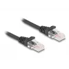 DeLOCK cavo a spirale RJ45, connettore maschio – connettore maschio, Cat.5e, 2 m, nero