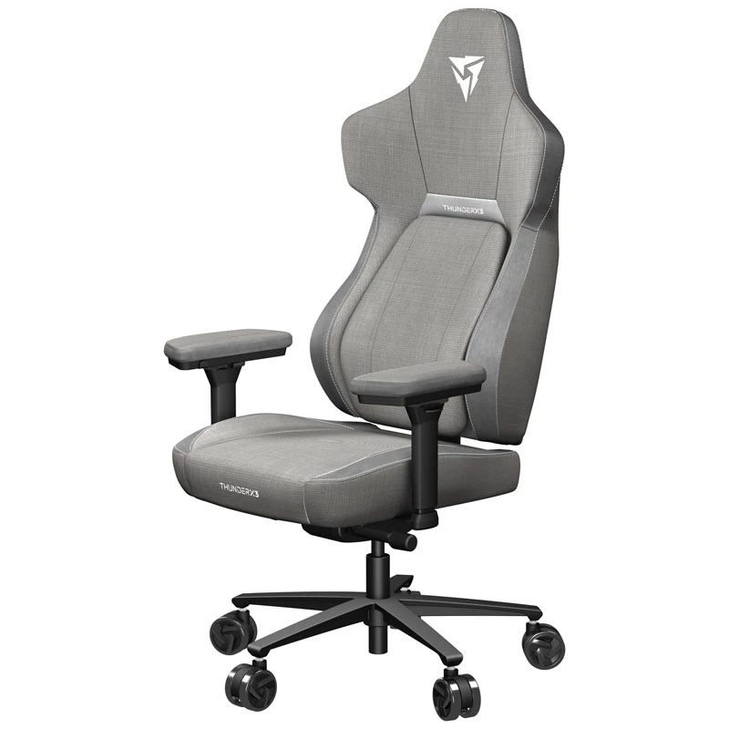 Sedia da gaming universale ThunderX3 CORE Loft seduta imbottita grigio