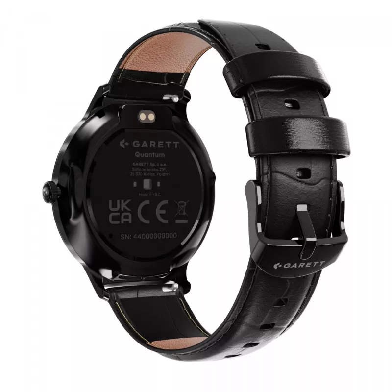 Smartwatch Garett Quantum – nero acciaio inox