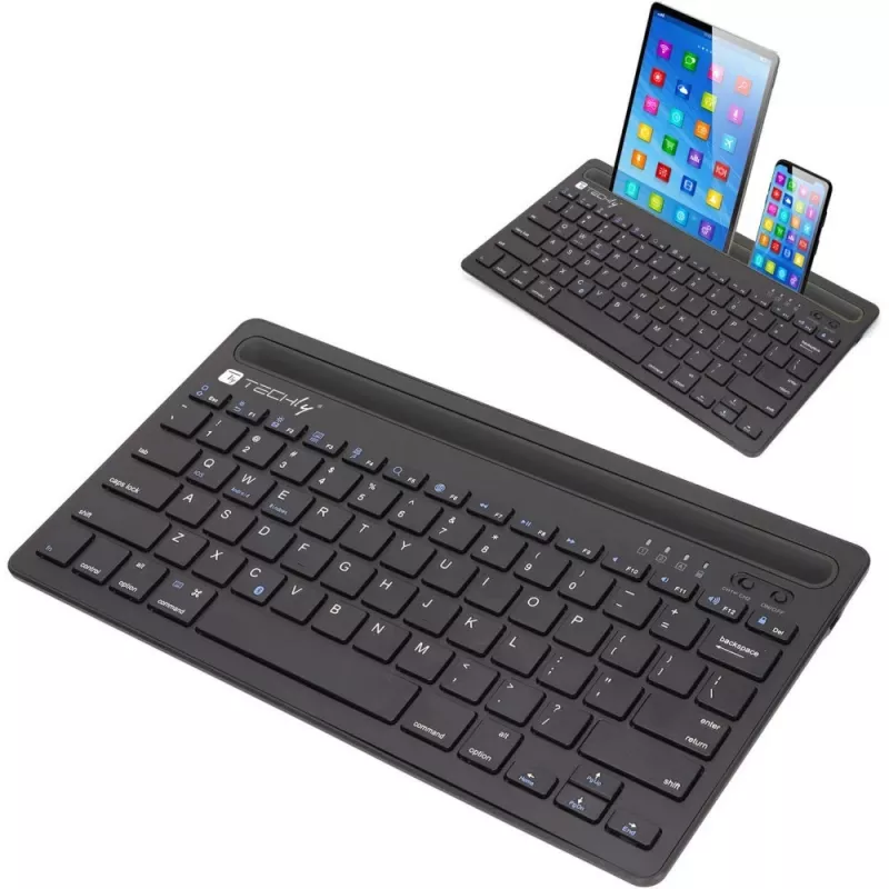 Techly ICTBK102U tastiera universale Bluetooth QWERTY inglese nero