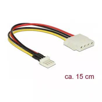 Cavo di alimentazione interno DeLOCK 85456 0,15 m Floppy su Molex