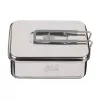 Set da cucina da campeggio ESBIT CS1100ST — alluminio e acciaio inox, 1,1 L, 659 g, nero/argento