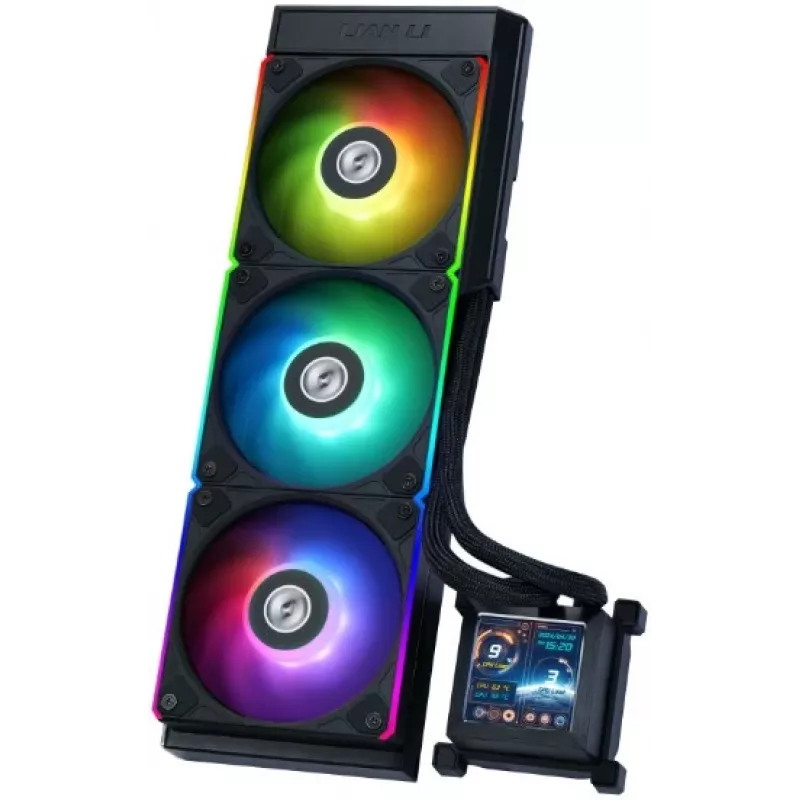 Dissipatore a liquido all-in-one Lian Li HydroShift LCD 360S 12 cm nero