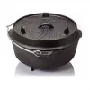 Petromax Pentola da fuoco ft6 con piedini, 5,7 L, ghisa, nero