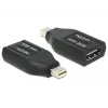 DeLOCK – Adattatore video/audio – HDMI – HDMI, 19 poli (F) – Mini DisplayPort (M) – (DisplayPort 1.1) – nero (65552)
