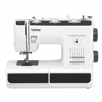 Macchina per cucire Brother HF-27 — 27 punti integrati, larghezza punto 6,5 mm, lunghezza punto 4 mm, braccio libero, infilafilo automatico