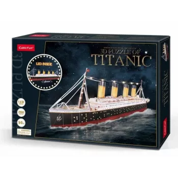 Puzzle 3D CubicFun Titanic LED