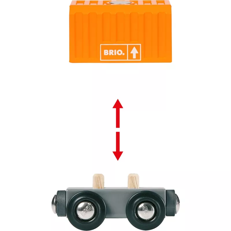 Treno BRIO Three-Wagon Cargo Train