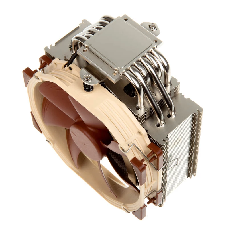 Componente di raffreddamento per computer Noctua NH-U14S dissipatore CPU 12 cm marrone, acciaio inox