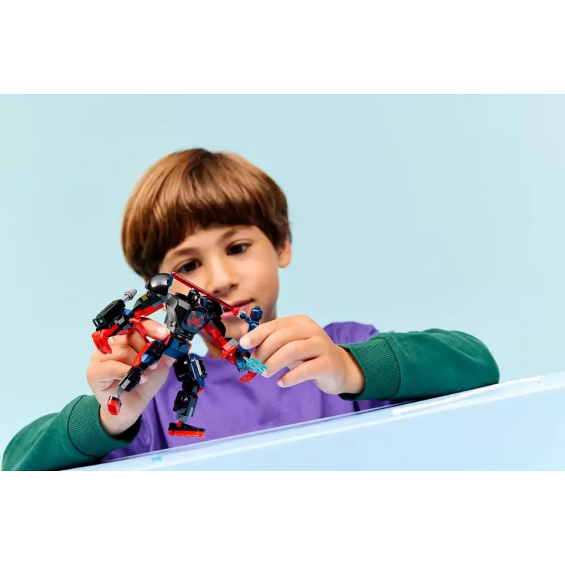 LEGO MARVEL 76337 Mech di Miles Morales vs. Spider-Man 2099