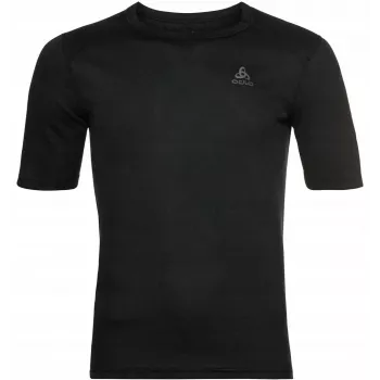 Odlo BL TOP Crew-Neck s/s ACTIVE WARM ECO maglietta uomo, taglia M, nero