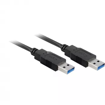Wentronic Goobay cavo USB 3.0 SuperSpeed, nero, 3 m - connettore maschio USB 3.0 (Type-A) > connettore maschio USB 3.0 (Type-A) (93929)