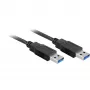 Wentronic Goobay cavo USB 3.0 SuperSpeed, nero, 3 m - connettore maschio USB 3.0 (Type-A) > connettore maschio USB 3.0 (Type-A) (93929)