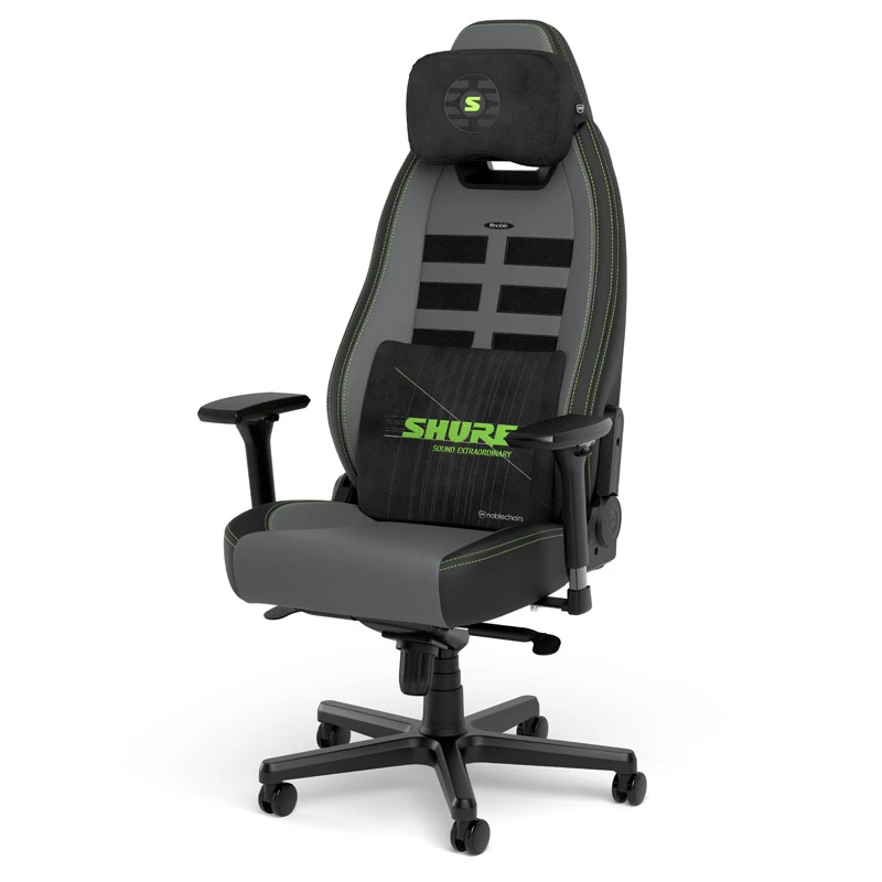 Set cuscini in memory foam noblechairs Shure Edition GAGC-343 — cuscino lombare e per il collo