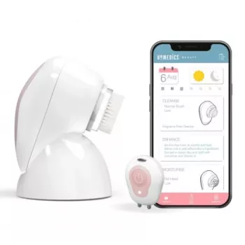 Spazzola detergente per il viso HoMedics FAC-700 con funzione di analisi, elettrica, portatile