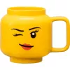 Tazza in ceramica LEGO Winking Girl, grande