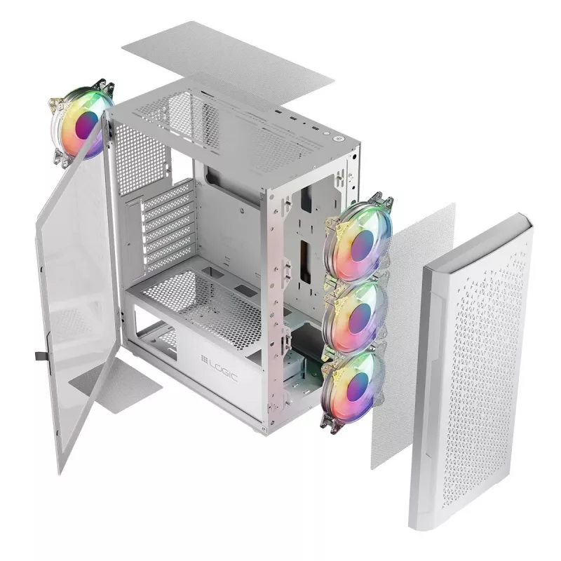 Case Logic ARAMIS ARGB MINIDI USB 3.0 bianco