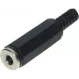 ShiverPeaks 22220511 (51110) giunto jack mono da 3,5 mm, a 2 poli, custodia in plastica
