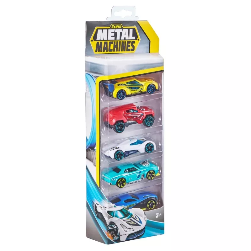 Zuru Metal Machines auto in metallo pressofuso (5 pz) 1:64, serie 2, assortite