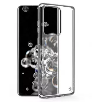 Custodia in silicone per smartphone Tellur per Samsung S20 Ultra, trasparente