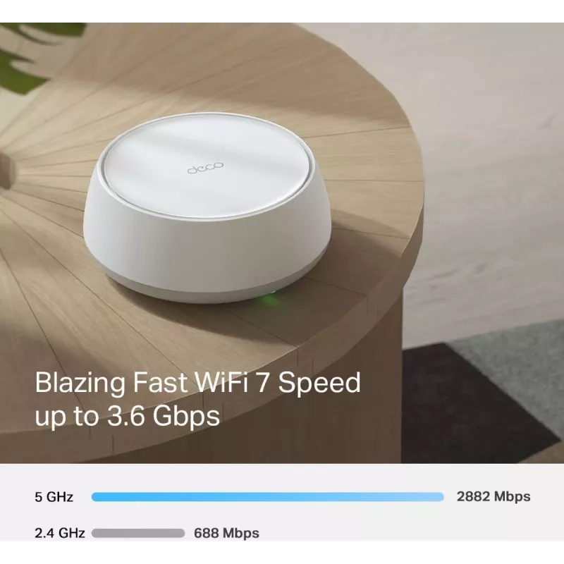 TP-Link Deco BE22 dual band (2,4 GHz / 5 GHz) Wi-Fi 7 (802.11be) bianco 2 pezzi